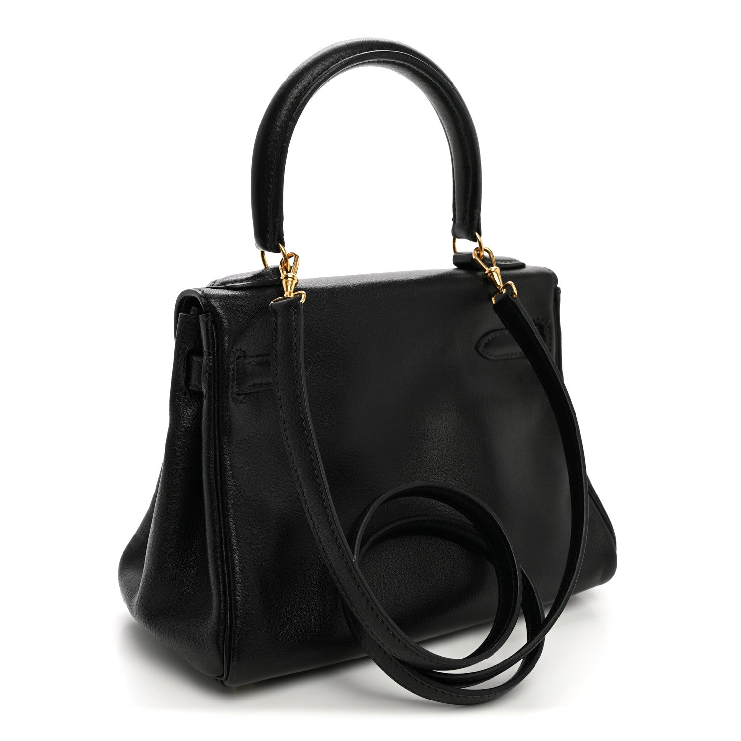Hermes Veau Gulliver Kelly Retourne 20 Black 2 of 9