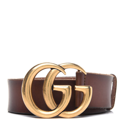 Gucci Faded Calfskin Double G 40mm Belt 90 36 Cuir 1 of 12