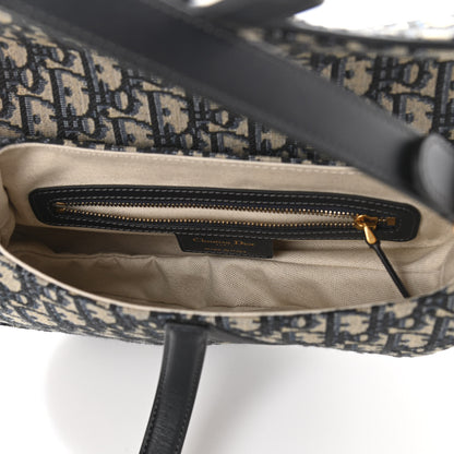 Christian Dior Oblique Saddle Bag Blue 5 of 10