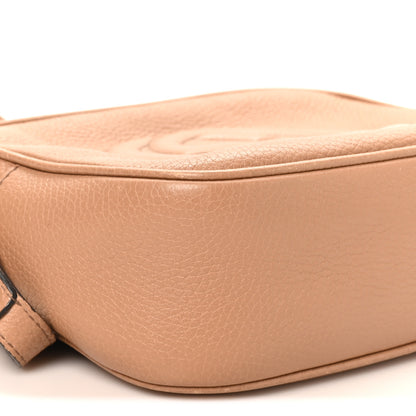 Gucci Pebbled Calfskin Small Soho Disco Bag Camelia 9 of 10