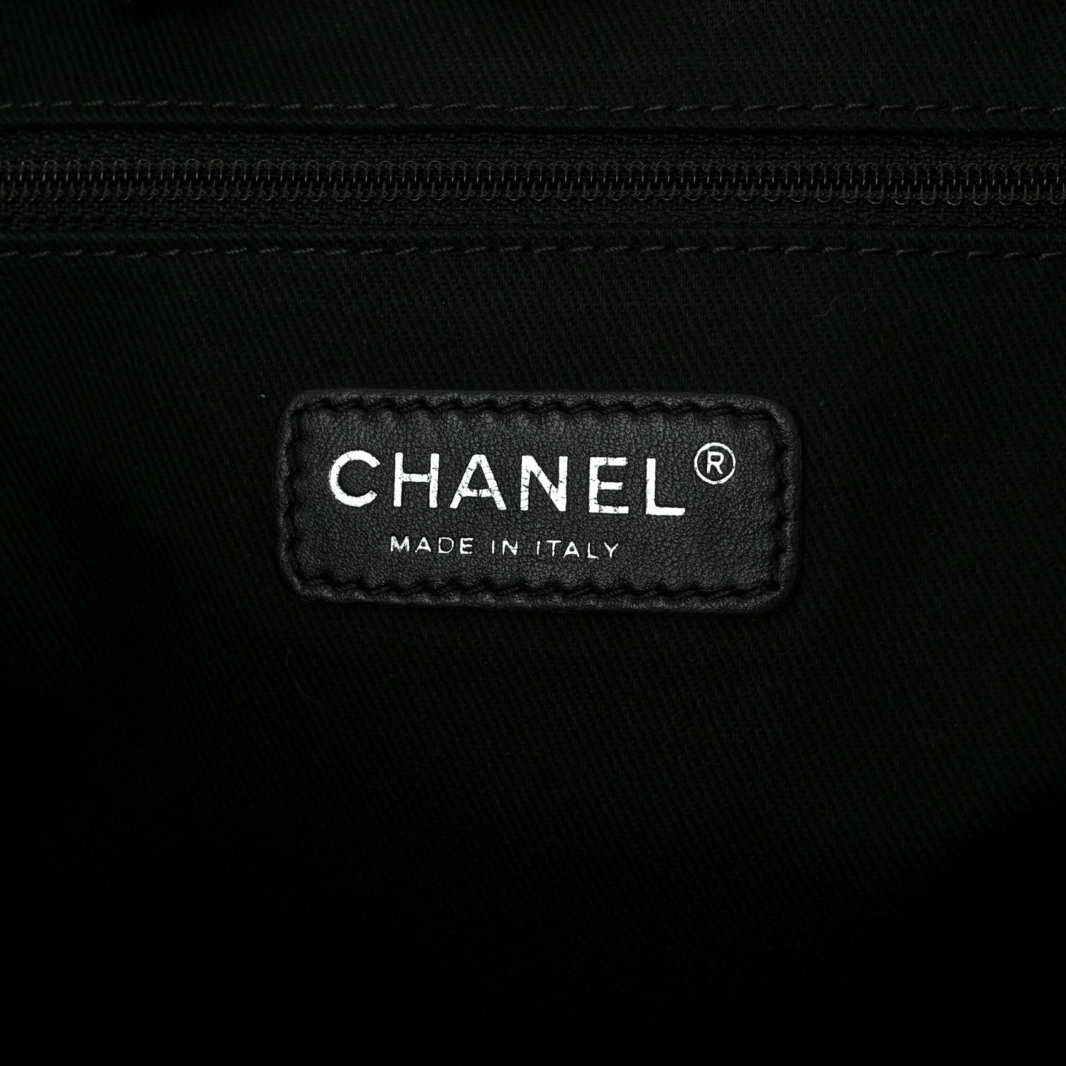 Chanel Canvas Small Deauville Tote Grey 6 of 11