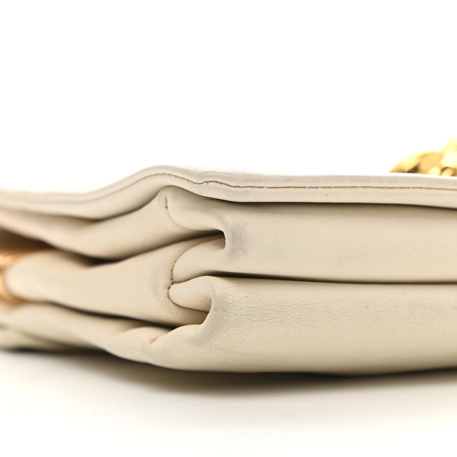 Versace Nappa Palazzo Sultan Shoulder Bag White 7 of 11