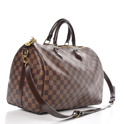 Louis Vuitton Damier Ebene Speedy Bandouliere 35 3 of 9