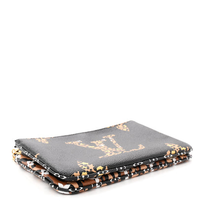 Louis Vuitton Monogram Giant Jungle Pochette Double Zip Black 4 of 9