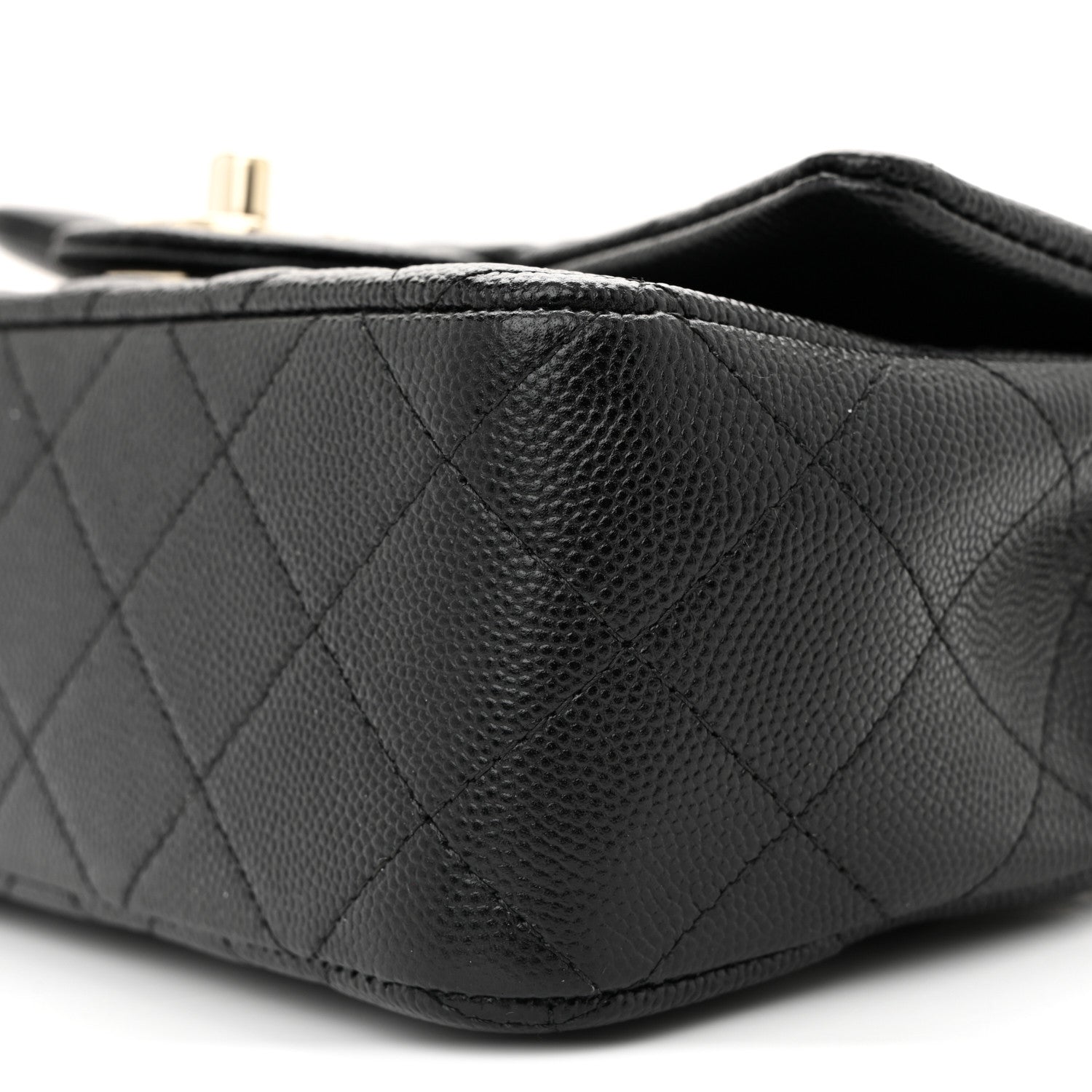 Chanel Caviar Quilted Mini Rectangular Flap Black 10 of 11