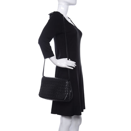 Bottega Veneta Nappa Intrecciato Crossbody Black 2 of 9