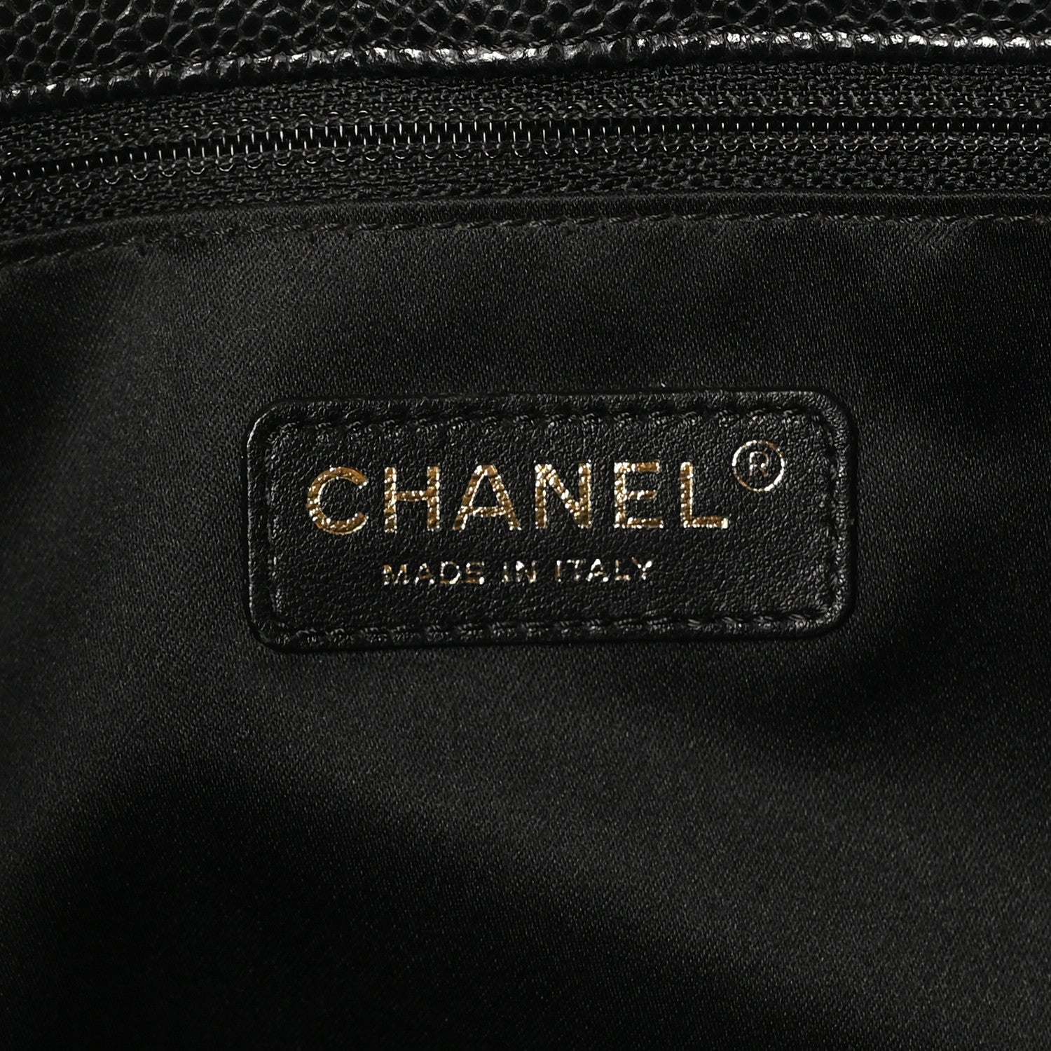 Chanel Caviar Quilted Grand Shopping Tote GST Black 7 of 11