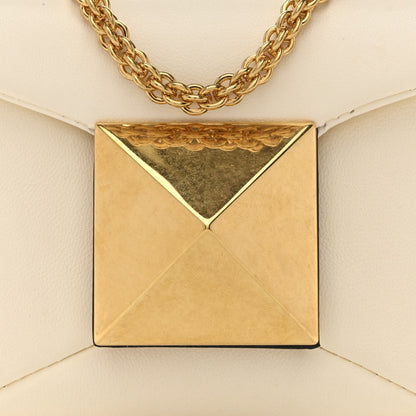 Valentino Garavani Nappa Micro One Stud Chain Bag Ivory 8 of 10