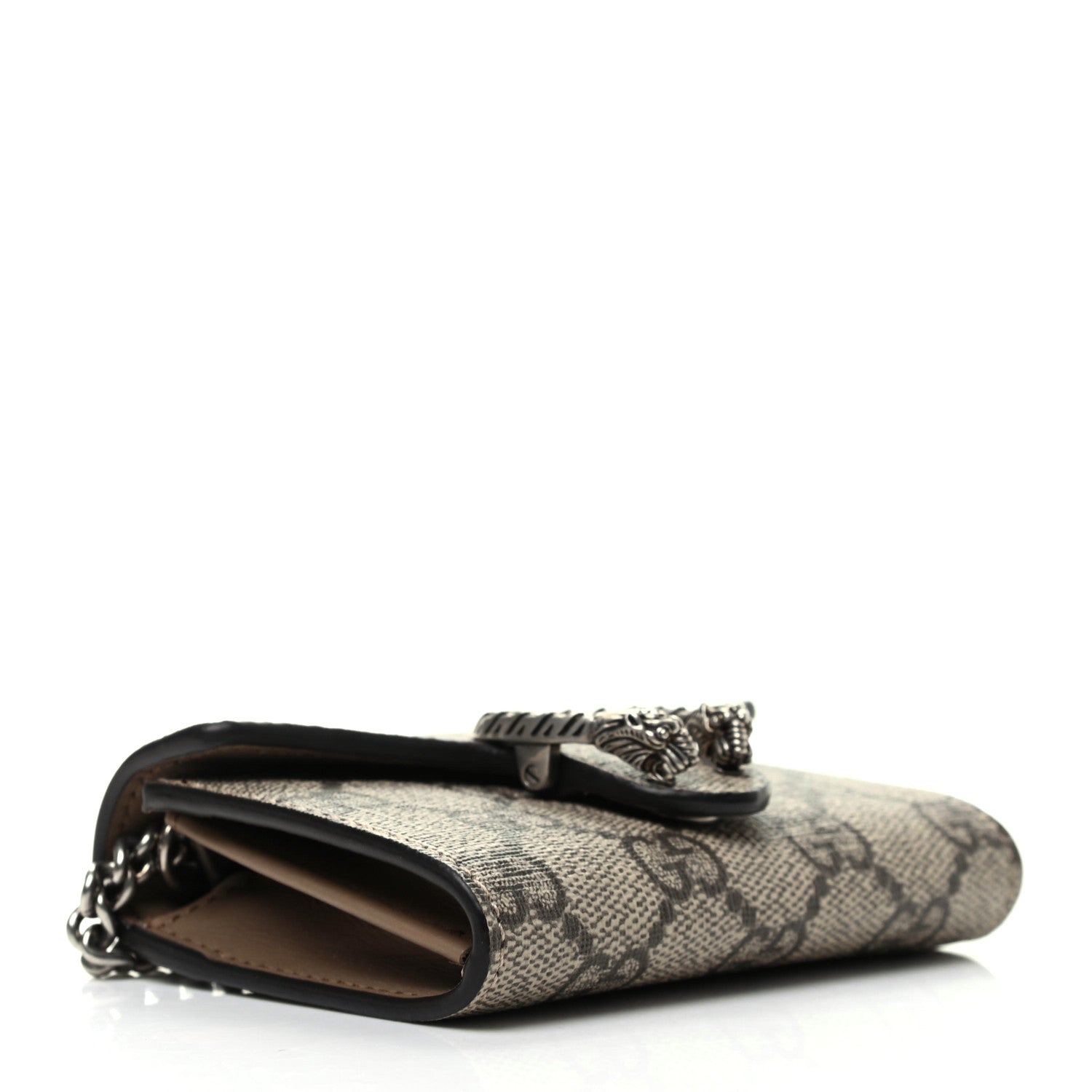 Gucci GG Supreme Monogram Dionysus Coin Purse Taupe 4 of 6