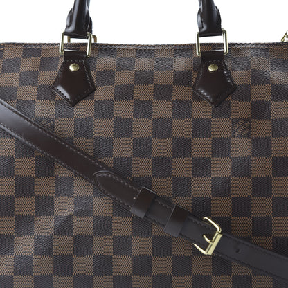 Louis Vuitton Damier Ebene Speedy Bandouliere 30 7 of 9