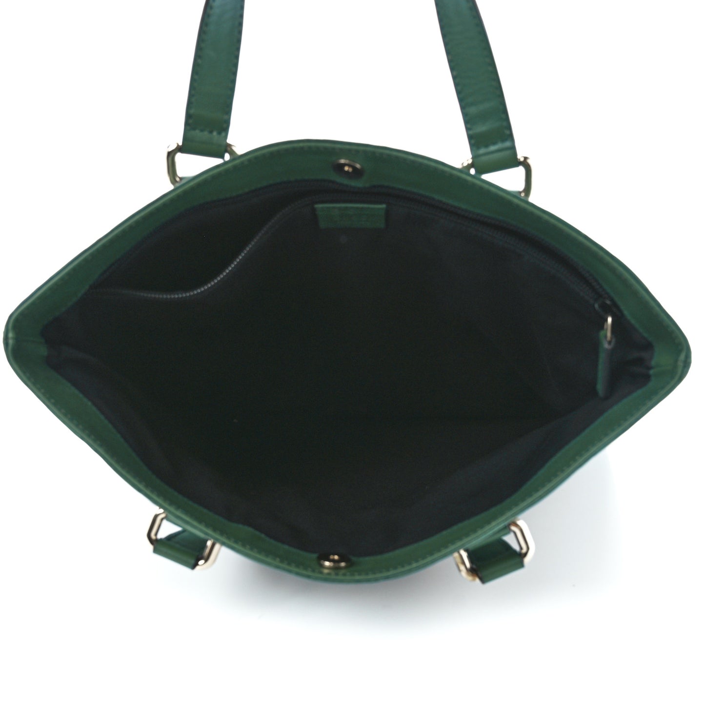 Guccissima Flat Vertical Tote Green