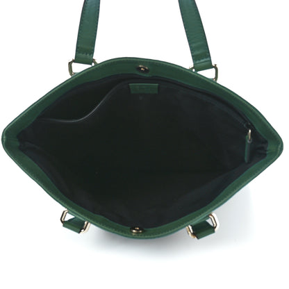 Gucci Guccissima Flat Vertical Tote Green 5 of 12