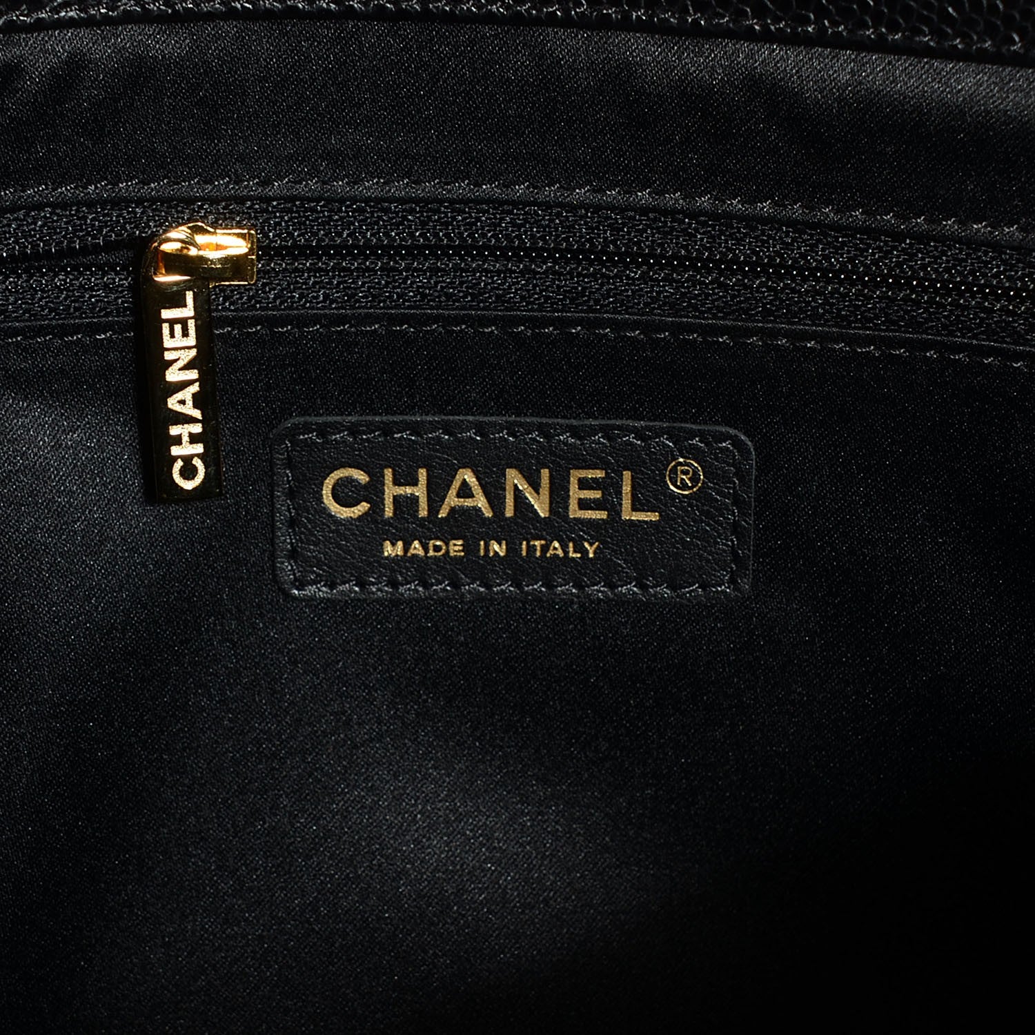 Chanel Caviar XL Grand Shopping Tote GST Black 7 of 8