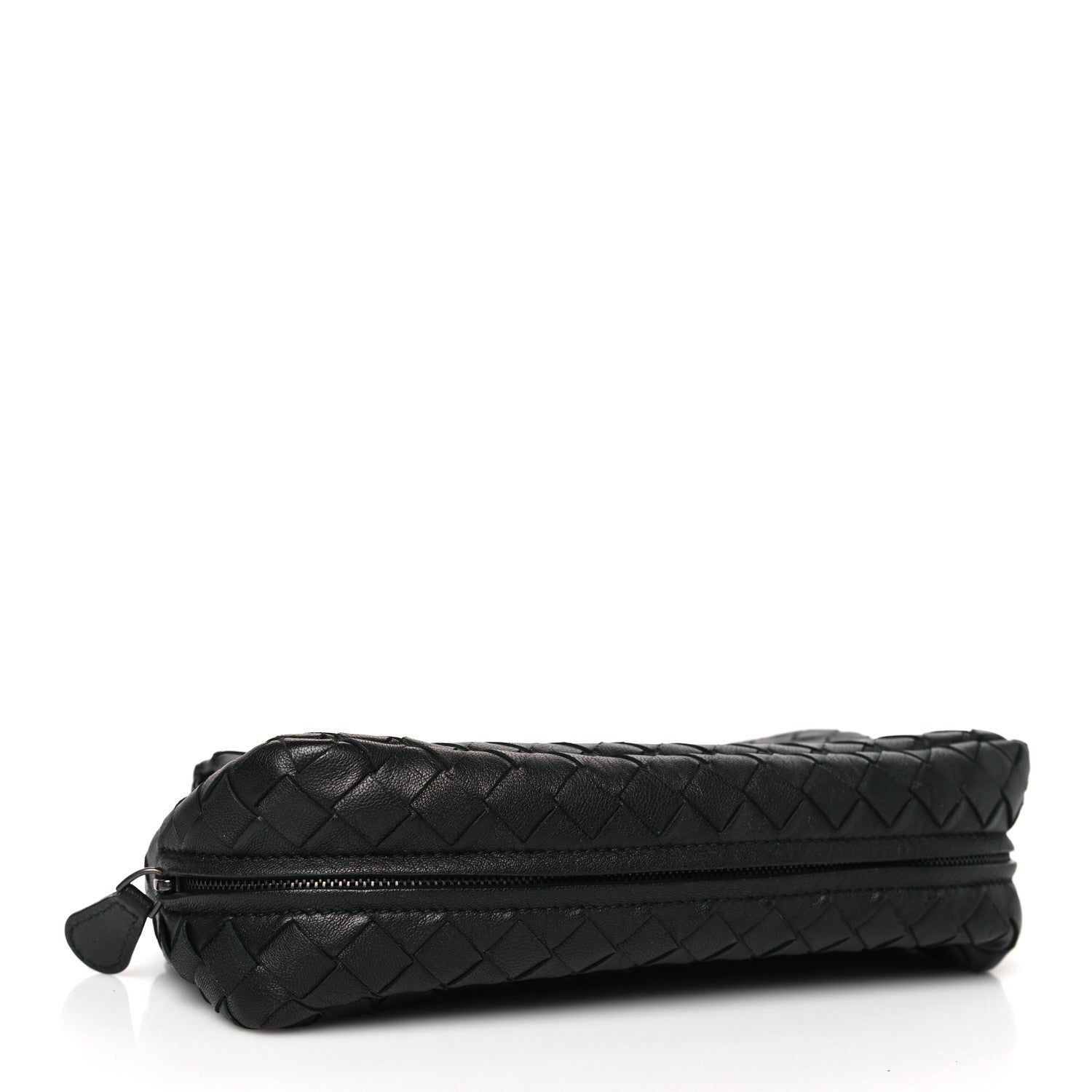 Bottega Veneta Nappa Intrecciato Small Messenger Bag Light Grey 4 of 10