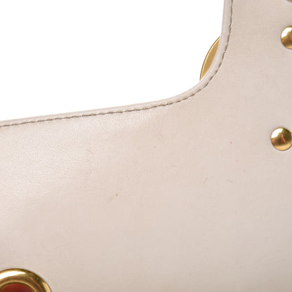 Gucci Calfskin Matelasse Small GG Marmont Shoulder Bag White 8 of 16
