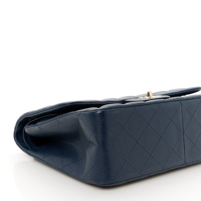 Chanel Caviar Quilted Jumbo Double Flap Navy Blue 10 of 11