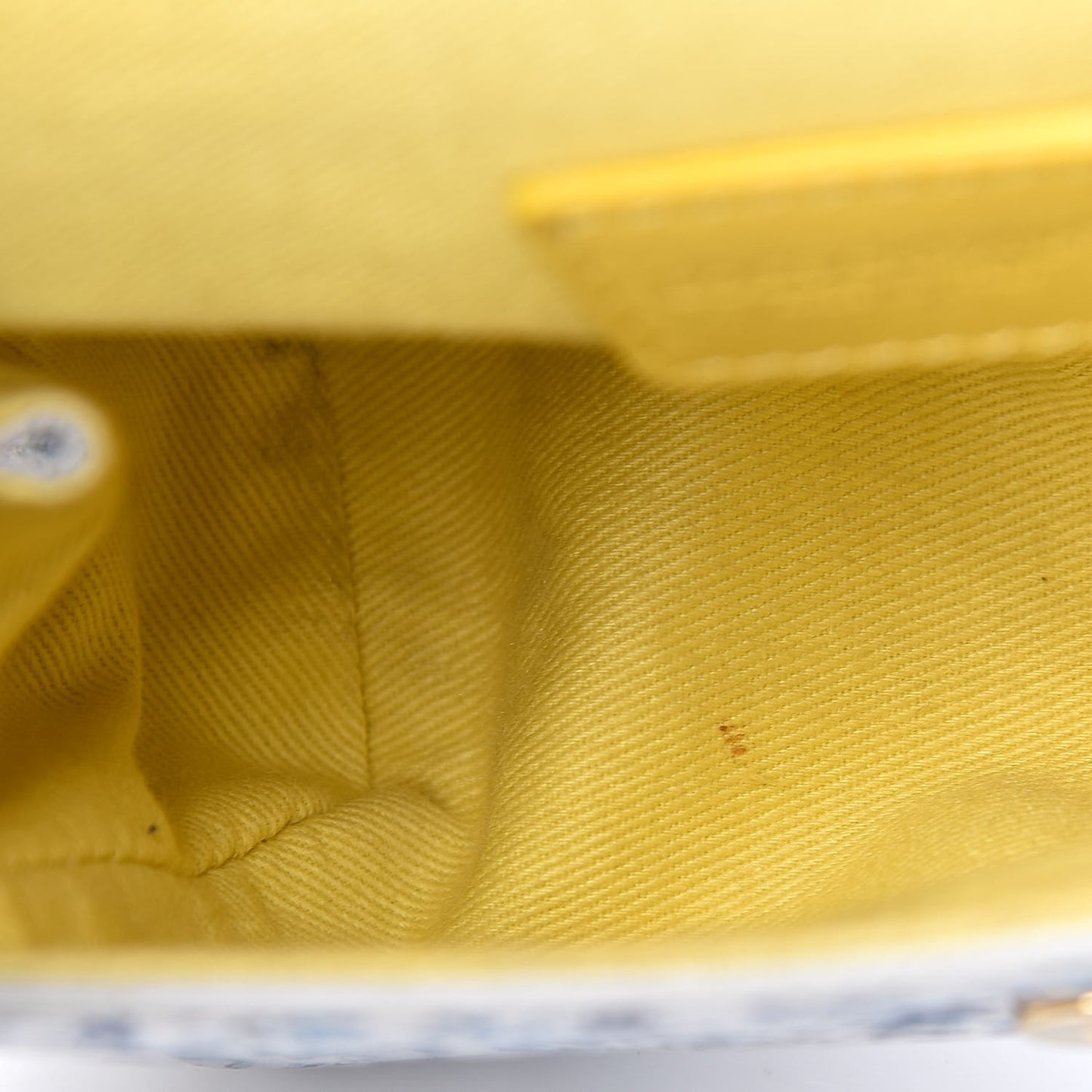 Dauphine Floral Print Micro Miss Sicily Satchel Blue White