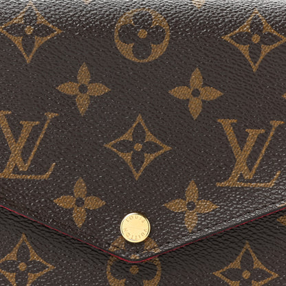 Louis Vuitton LOUIS VUITTON Monogram Pochette Felicie Chain Wallet Fuchsia 9 of 12