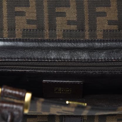 Fendi Zucca Satchel Tobacco 14 of 14