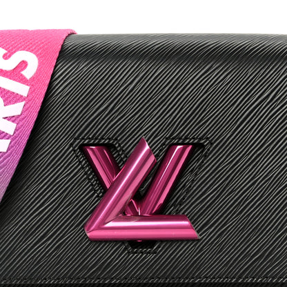 Louis Vuitton Epi Twist Shoulder Bag MM Black Rose 9 of 11