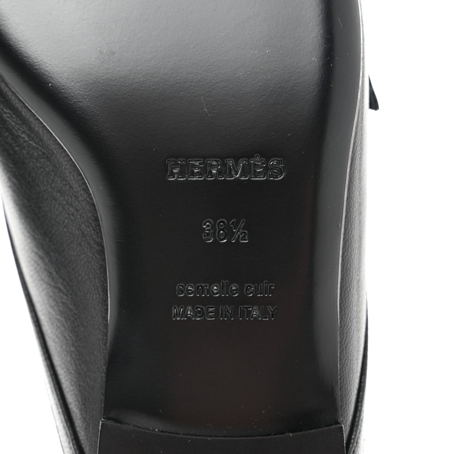 Goatskin Groupie Mules 38.5 Black
