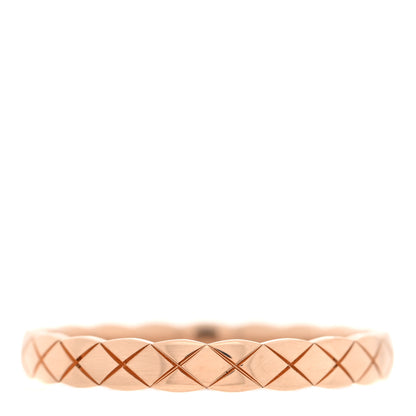 Chanel 18K Beige Gold Mini Coco Crush Ring 63 10.25 3 of 4