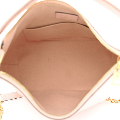 Louis Vuitton Empreinte Monogram Giant By The Pool Marshmallow Hobo PM Bouton De Rose 5 of 10