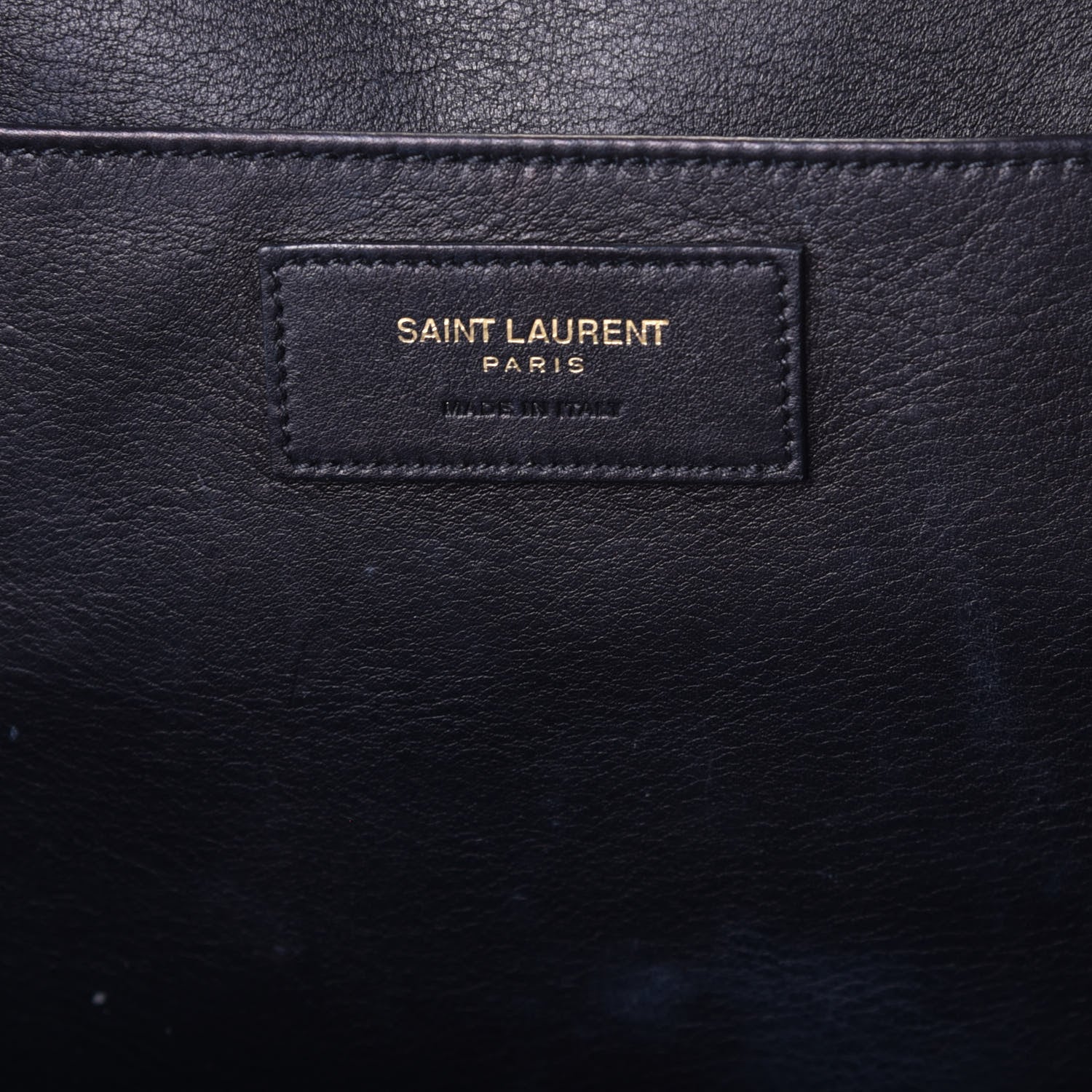 Saint Laurent Calfskin Small Monogram Downtown Cabas Black 7 of 11