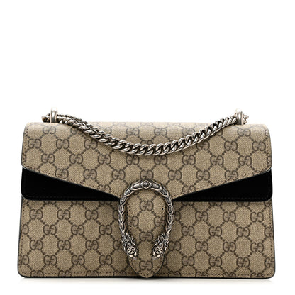Gucci GG Supreme Monogram Small Dionysus Shoulder Bag Black 1 of 12