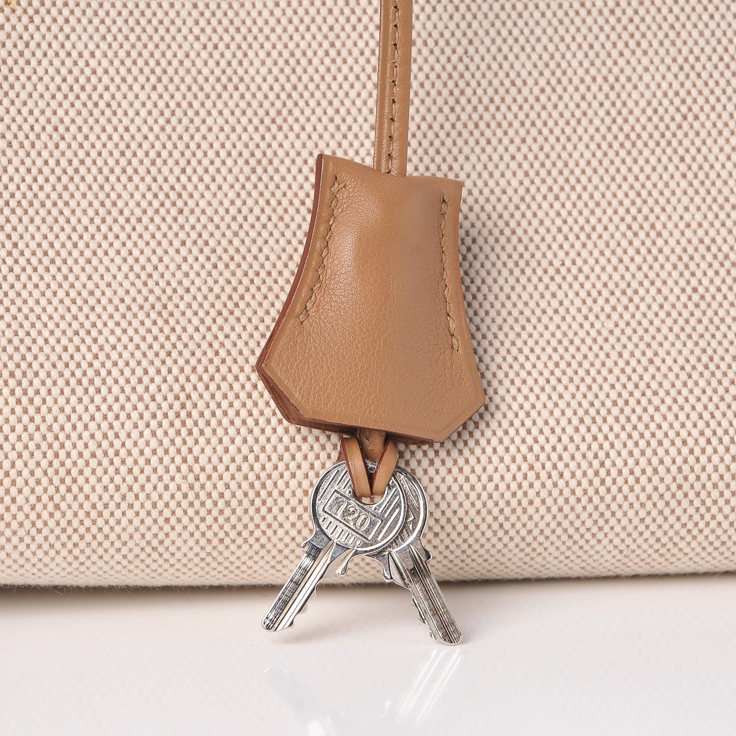 Hermes Swift Toile Birkin 35 Biscuit 16 of 38