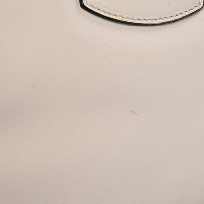Gucci Calfskin Web Stripe Medium Dionysus Hobo White 9 of 14