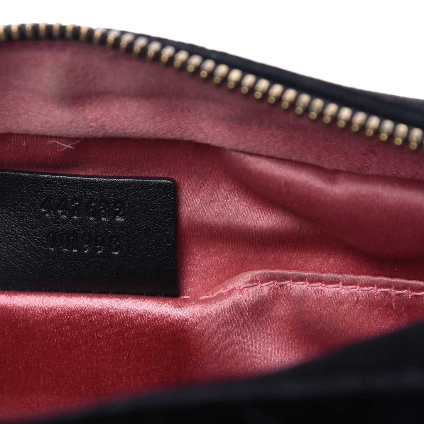 Velvet Matelasse Small GG Marmont Chain Shoulder Bag Black