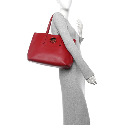 Fendi Vitello Vienna Enamel F is Fendi Shopping Tote Fiamma Taupe 2 of 11