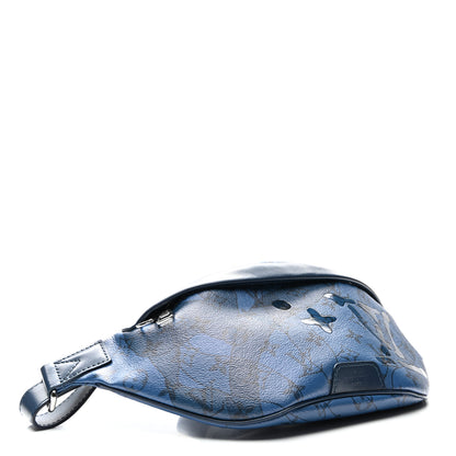 Louis Vuitton Monogram Aquagarden Discovery Bumbag Abyss Blue 4 of 9