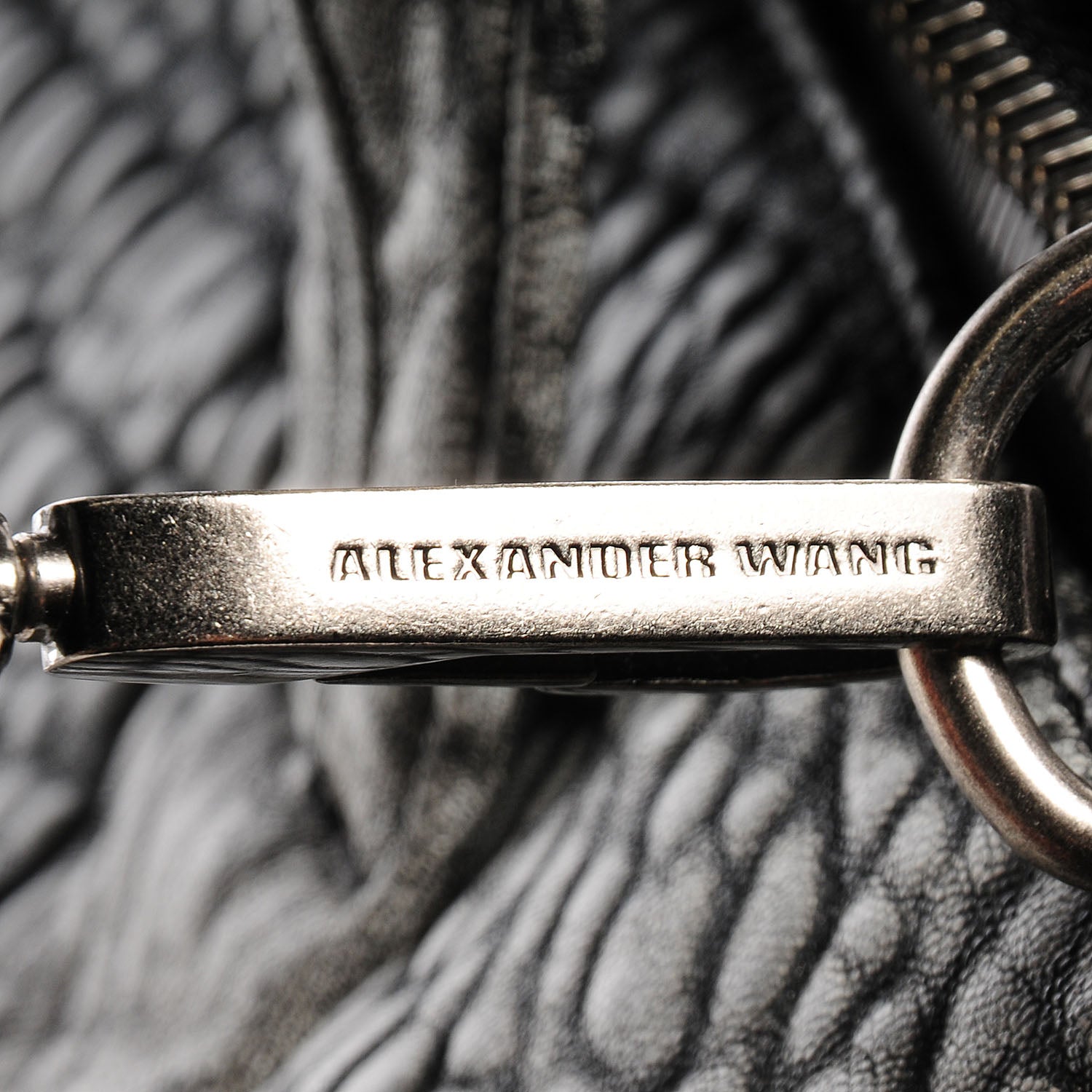 Alexander Wang Lambskin Rocco Dumbo Satchel Silver 8 of 8