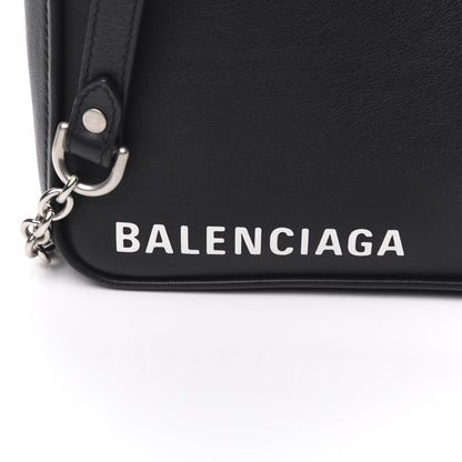 Balenciaga Calfskin XS Triangle Chain Duffle Black 10 of 10
