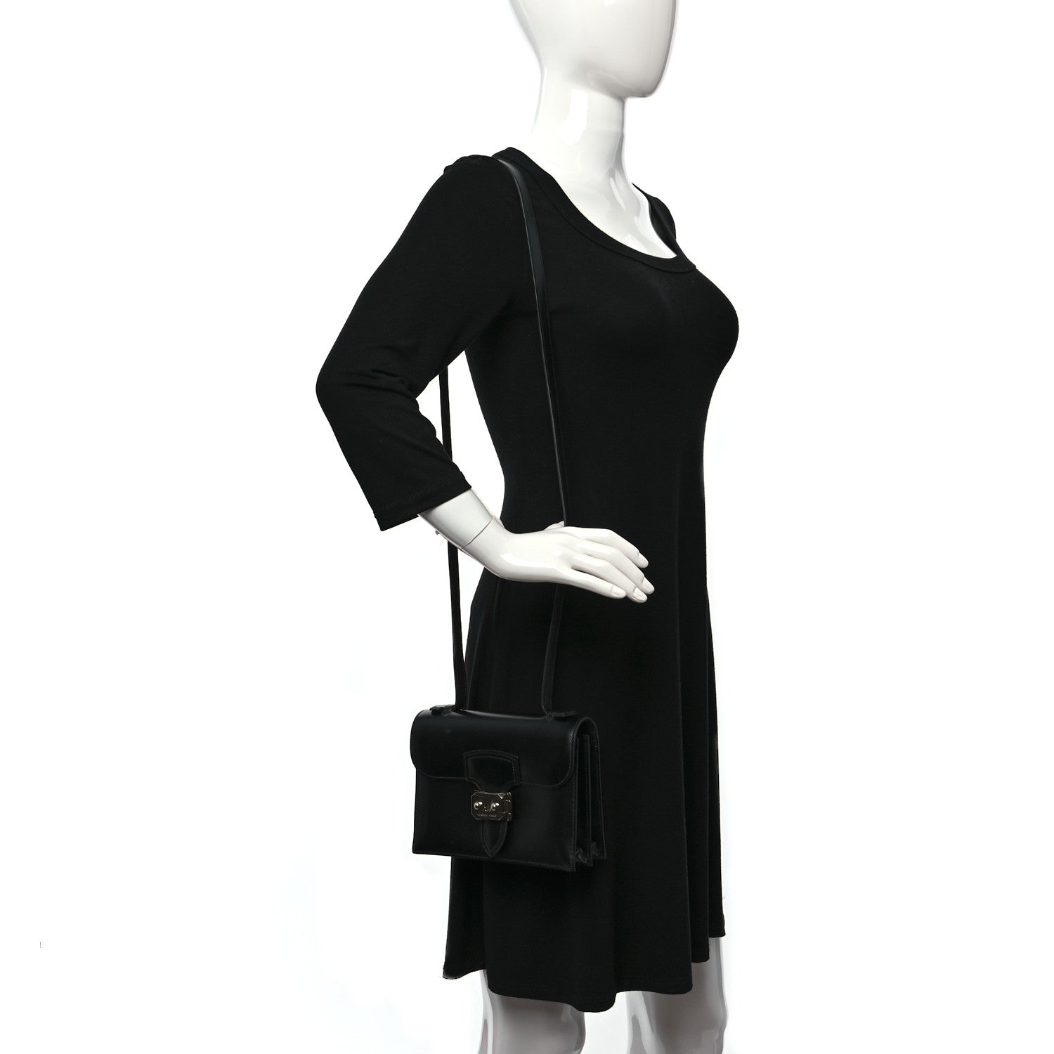 Hermes Tadelakt Mini Illico Black 2 of 16