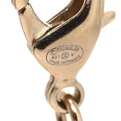 Chanel Pearl Crystal CC Bracelet Gold 5 of 5