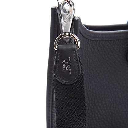 Hermes Taurillon Clemence Evelyne TPM Black 7 of 10