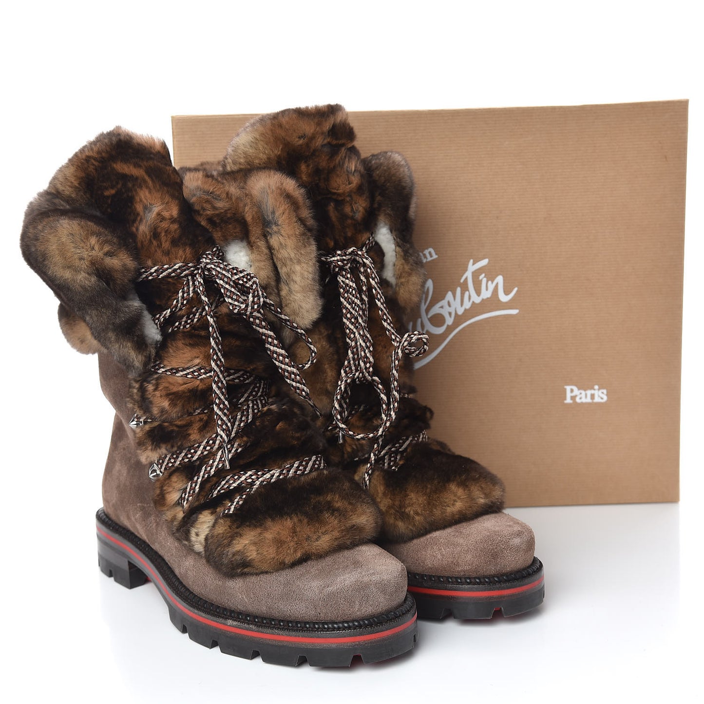 Suede Orylag Fur Mens Snow Black Flat Hiking Boots 41 Testa Di Moro Naturel
