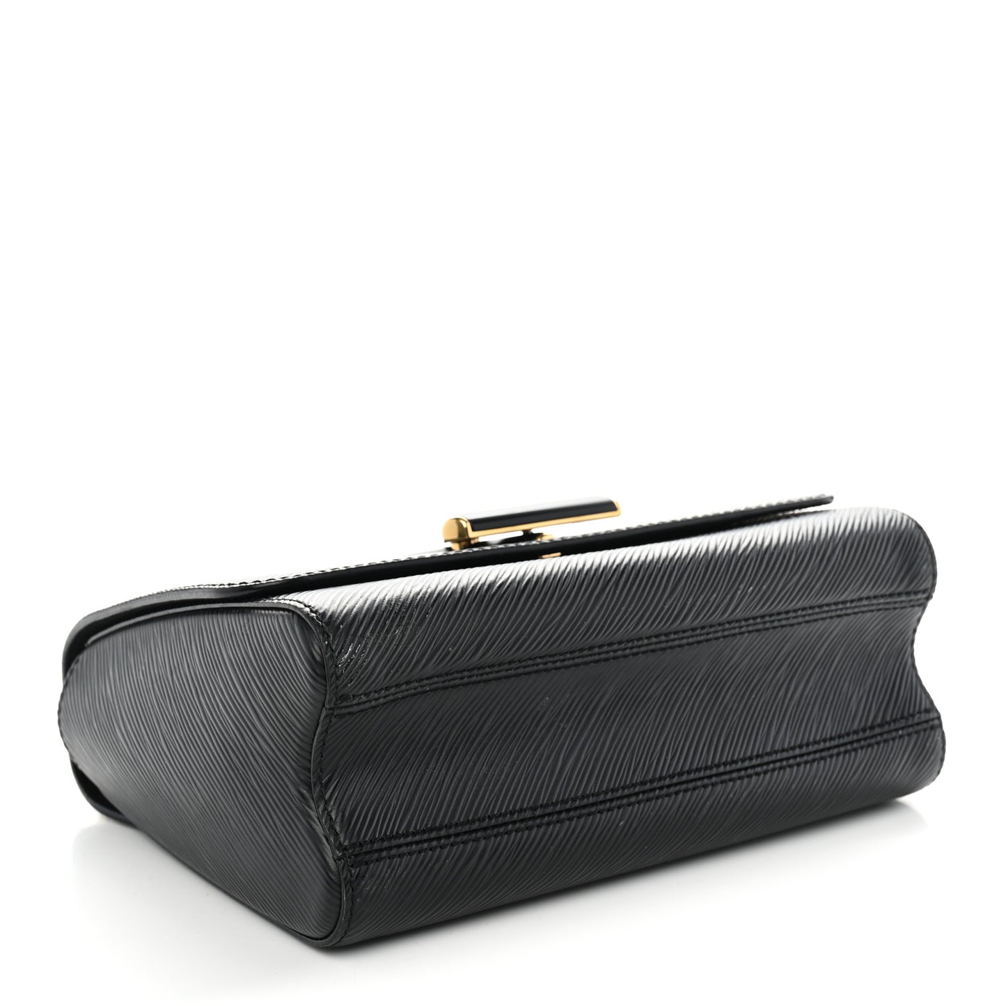 Epi Twist Shoulder Bag MM Matte Black Gold