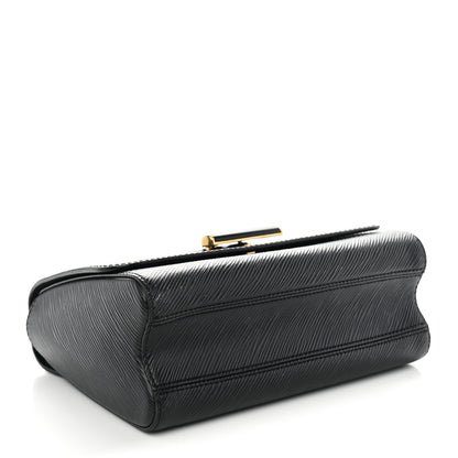 Louis Vuitton Epi Twist Shoulder Bag MM Matte Black Gold 4 of 11