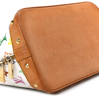 Louis Vuitton Monogram Multicolor Alma White 9 of 11