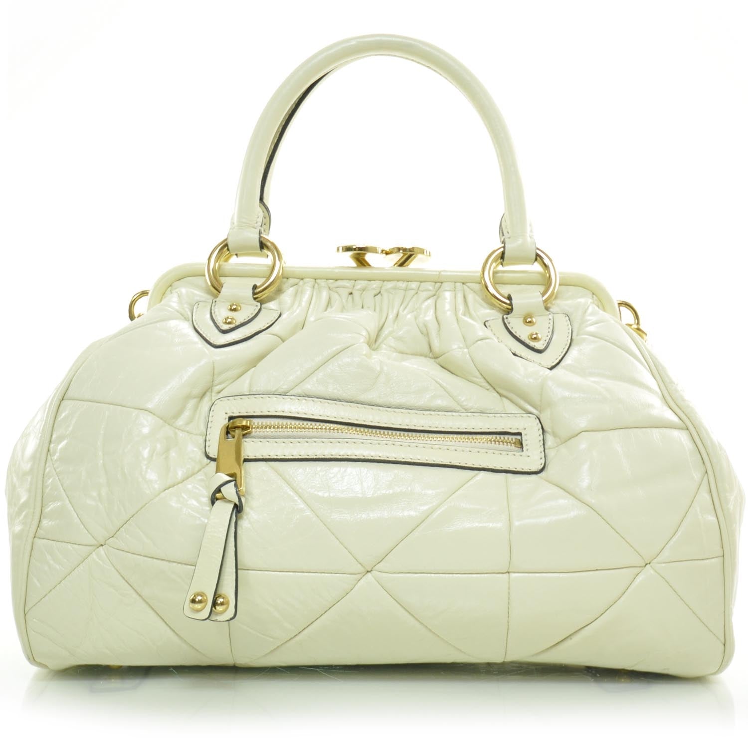 Marc Jacobs Leather Patchwork Stam Ivory 1 of 9