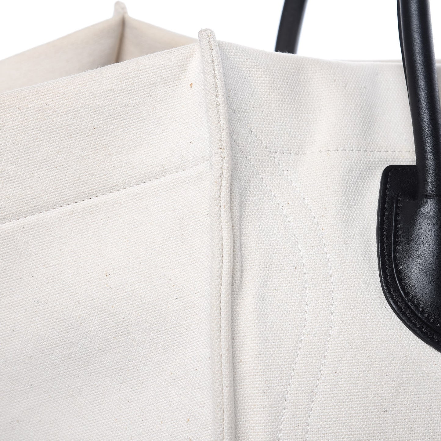 Washed Canvas Medium Phantom Luggage White