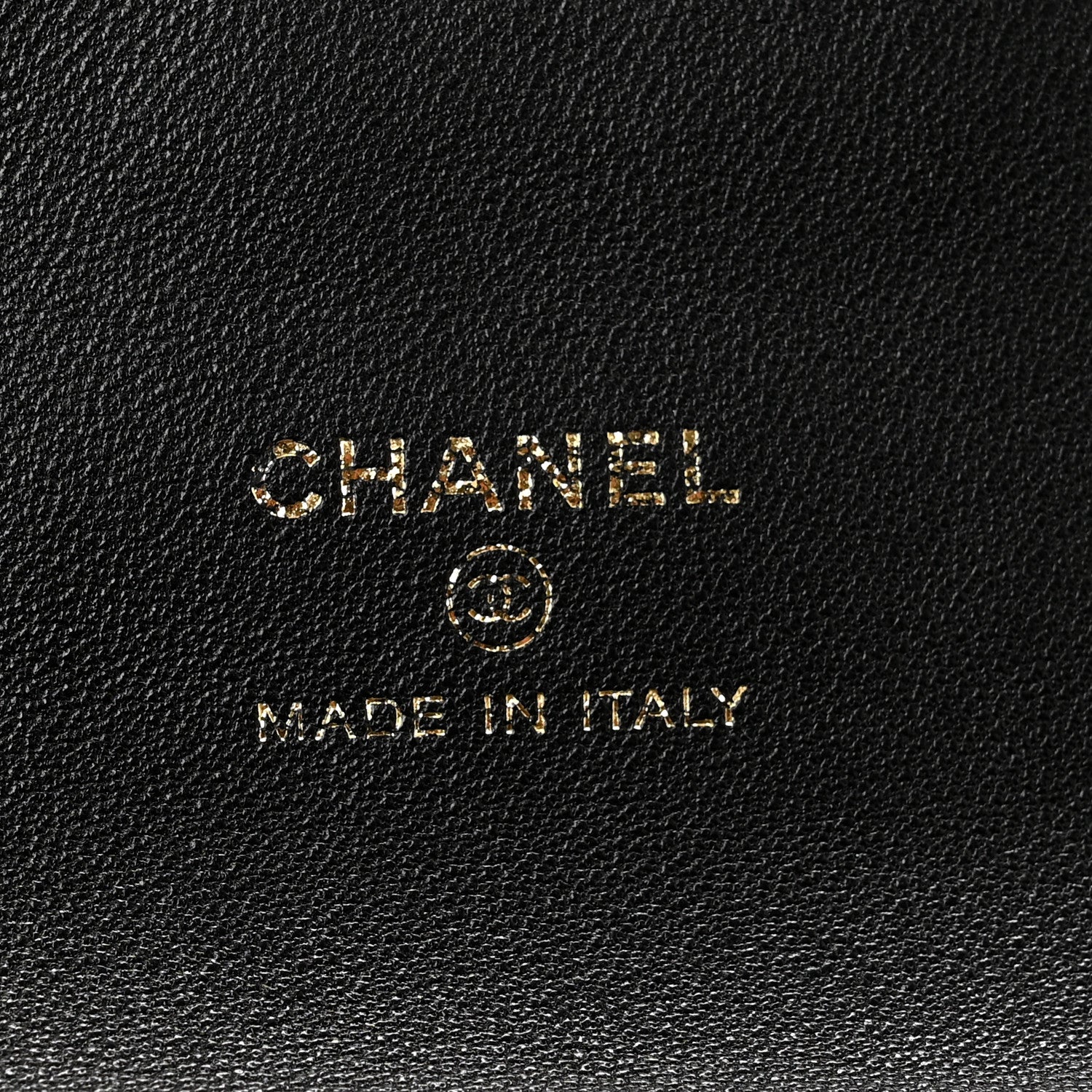 Chanel Shiny Crumpled Calfskin Large 31 Pouch Black 6 of 7