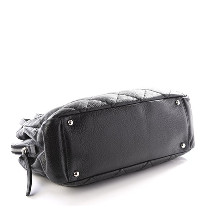 Chanel Glazed Calfskin On the Road Zip Tote Black 3 of 11