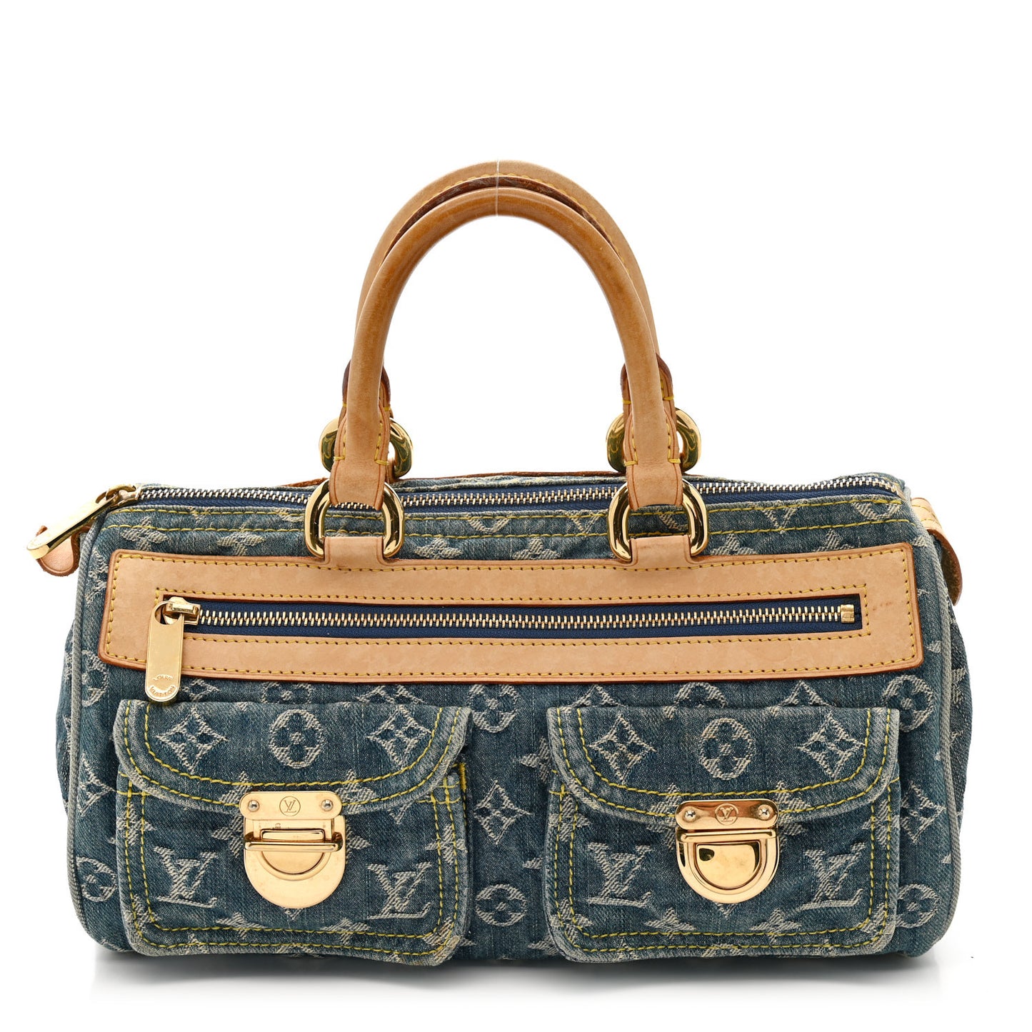 Monogram Denim Neo Speedy Blue