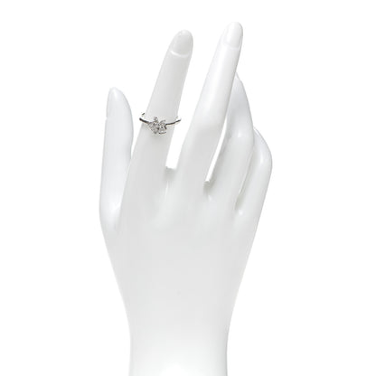 Cartier 18K White Gold Diamond Caresse D'Orchidees Par Cartier Ring 52 6 2 of 4