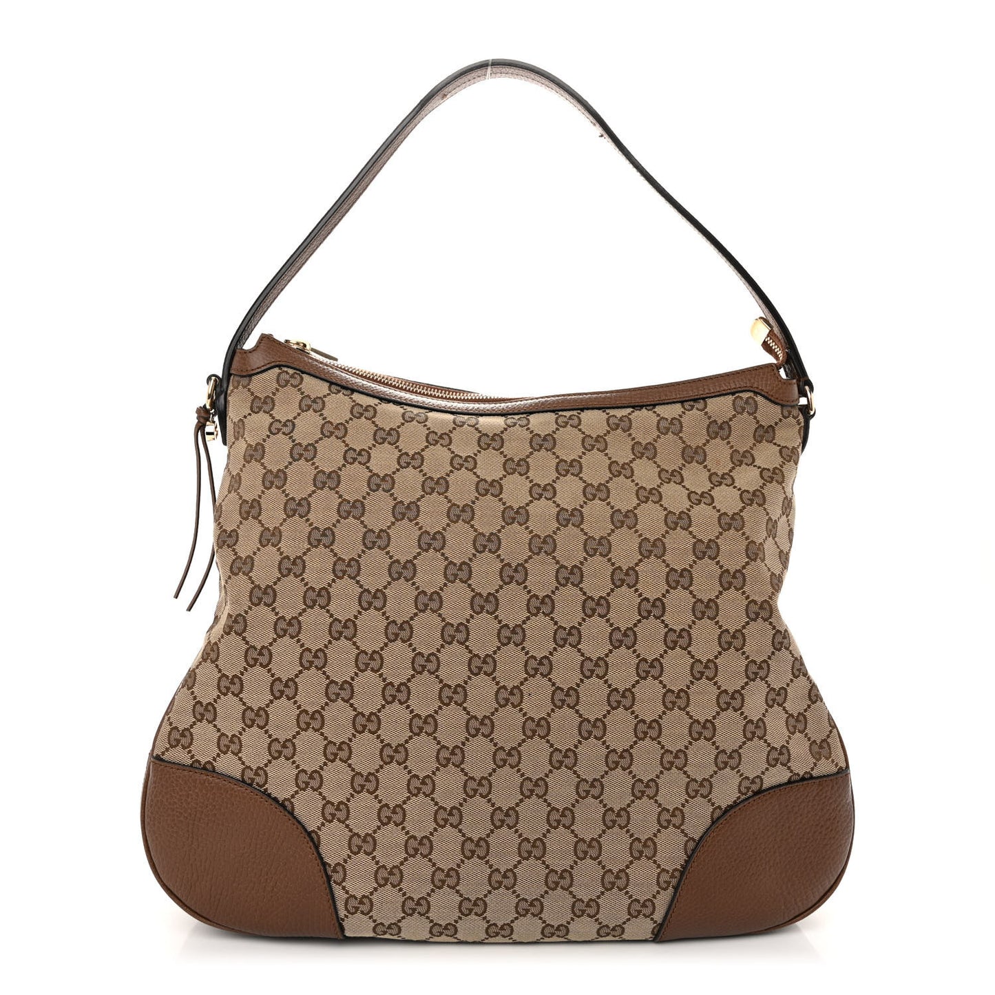 Soft GG Monogram Large Margaux Hobo Brown